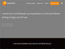 Tablet Screenshot of learnbrite.com